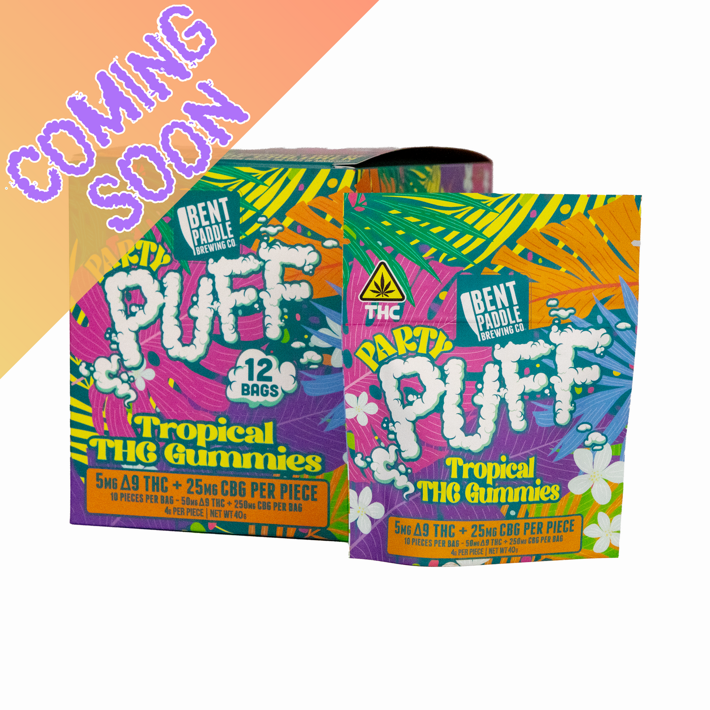 Party Puff Tropical Gummies Case Deal